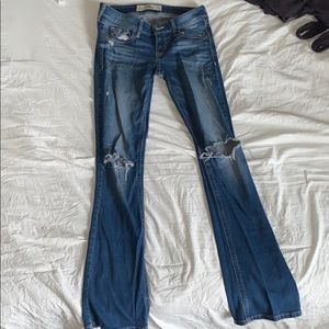 boot cut low rise jeans